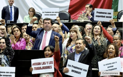 REFORMAN LA LEY FEDERAL DEL TRABAJO; LOS `PROPINEROS` TENGAN AL MENOS UN SALARIO MÌNIMO
